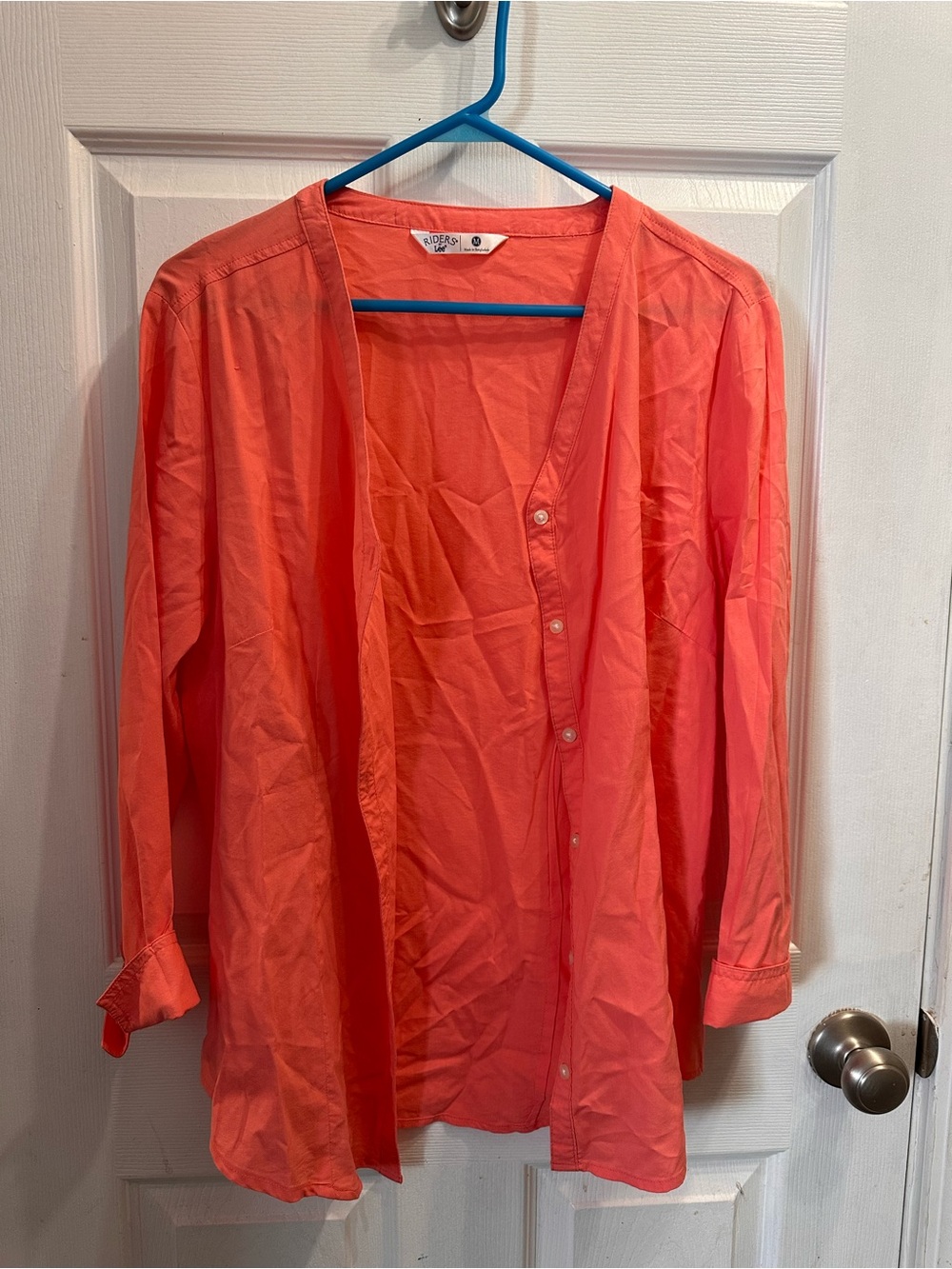 Riders by Lee pink  Button-Front Lightweight Shirt Jacket